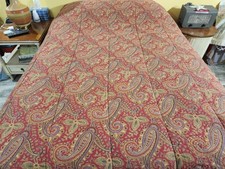Vintage Ralph Lauren Comforter Edmonton Paisley Reversible Full Queen 94x96