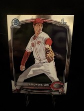 Topps Bowman Draft Chrome 1st Edition Prospects Aaron Watson BDC-193 Reds 2025