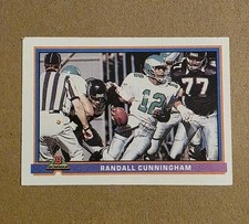 Randall Cunningham 1991 Bowman Football #404 Eagles