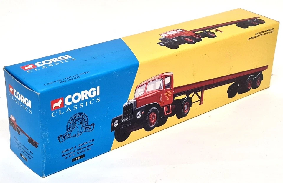 Corgi 1/50 - Scammell Highwayman 33ft Trailer Set Diecast Model Truck - Image 2 of 4