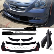 Glossy Front Bumper Lip Spoiler Side Skirt Rear Diffuser For Honda Odyssey