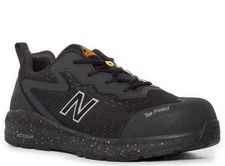 New Balance Midlogibl-9.5D Men's Composite Toe Athletic Shoe, Black, 9 1/2, D,
