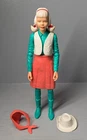 Josie West 9" action figure green version with white hair 1975 Marx Johnny West