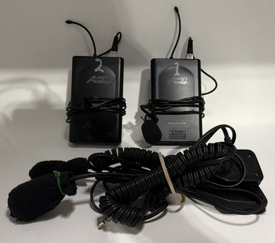 2000's Audio AWX6030M Wireless Transmitter w/ Lavalier Microphone, Black