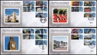 2010 GB London Festival of Stamps Smilers Benham BLCS SP30 FDC Set Various Pmks
