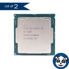 Lot of 2 Intel Core i5-7500 3.40GHz / SR335 CPU Processor – “A”