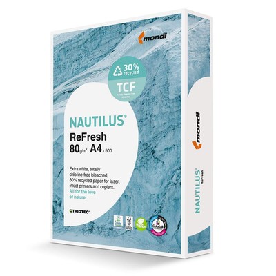 Mondi Nautilus Refresh Triotec 88079114 Multifunctional Paper A4 80 g/m² 500 She
