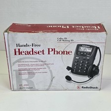 Hands Free Headset Phone Super Lightweight with Belt Clip RadioShack