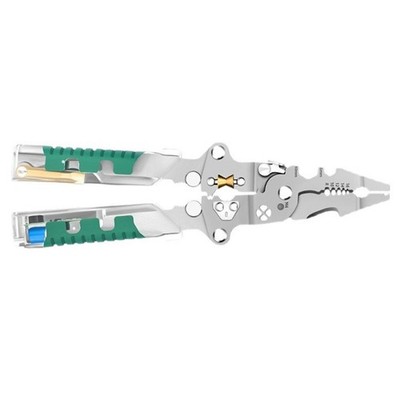 Ergonomic Multi-Functional Fold Wire Stripper Scissor With Electrical Test