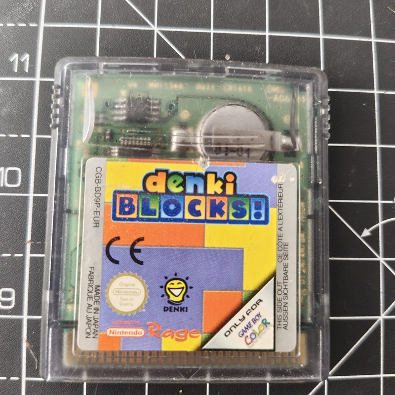 Denki Blocks! Nintendo (Game Boy Color) Cart Only EUR UK - Tested VGC