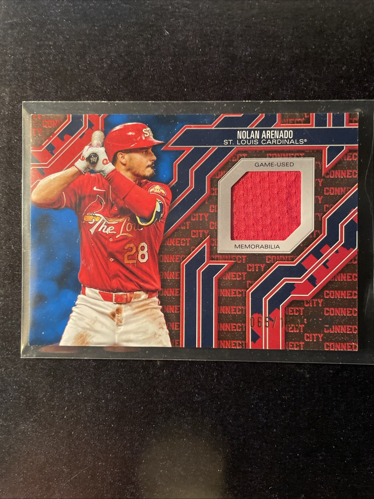 2025 Topps Series 2 Nolan Arenado Game Used City Connect Relic Card 065/150