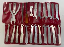 Vintage Ignition Points Distributor 23 Piece Tool Kit Complete Set Nice!