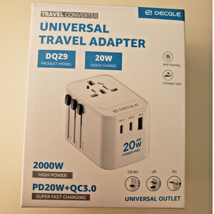 International Travel Adapter Universal Power Adaptor European Plug All In One