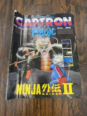 Captron Magic Magazine Issue Vol III 3 Issue 5 V June 1990 Rare Ninja Gaiden II