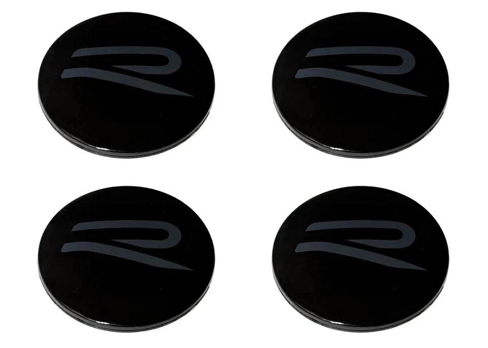 original VW R-Line Radnabenkappen für Alufelgen 4 Felgendeckel Golf 8 Arteon - Bild 1 von 1