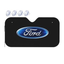 Ford Car Size M Windshield Front Window Sun Shade Cover Visor Uv Black Ford Car Size M Windshield Front Window Sun Shade Cover Visor Uv Black