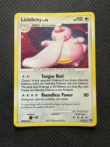Lickilicky Holo 12/132 Secret Wonders Pokemon TCG 2007