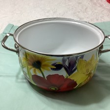 Pioneer Woman Floral Large Two Handle Saucepan Pot