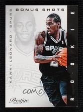 2012-13 Prestige Rookie Bonus Shots Gold 79/249 Kawhi Leonard #162 3k5