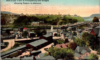 Puerto Cortes HS Barrio De La Laguna 1939 Aerial View Divided Back Postcard