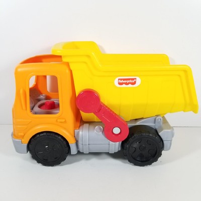 Fisher Price Little People Work Together Dump Truck Music Sound Tested Large 10''