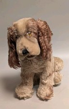 Vintage 1950's-60's Steiff 8" Mohair COCKIE Cocker Spaniel Dog