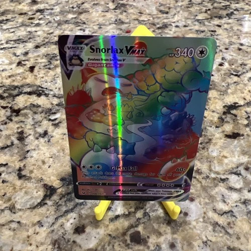Snorlax Vmax Rainbow Rare 206/202 Sword and Shield NM