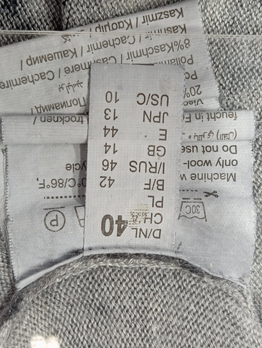 Gerry Weber Cardigan Donna Grigio Nero Fiori Seta (IT 44, EU 40) - Foto 6 di 6