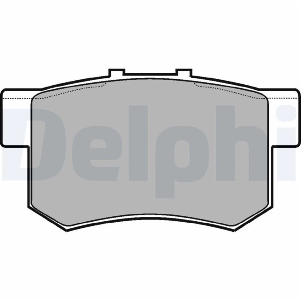 DELPHI Discos Freno 282mm + Pastillas Traseras Apto para Honda Accord 7 Tourer - Imagen 2 de 3