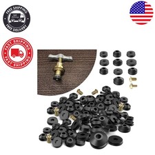 58 Assorted Flat  Beveled Faucet Washers with Brass Screws - DIY Plumbing