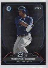 2014 Bowman Bowman's Top 100 Prospects Chrome Michael Choice #BTP-81 g6w