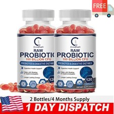 Probiotics 100 Billion CFU Potency Digestive Immune Health 240 apsules lactoba