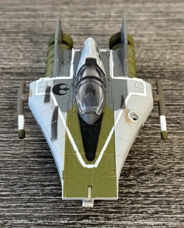 Star Wars Action Fleet A-Wing Starfighter Variante Verde Micro Máquinas Galoob Foto 3 de 4