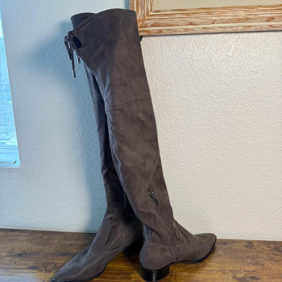 Botas por encima de la rodilla Marc Fisher YUNA marrón para mujer talla 8,5 A13 Foto 4 de 4