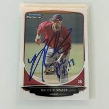 2013 Bowman Draft Chrome Kaleb Cowart #TP-19 Auto Autograph Signed Angels