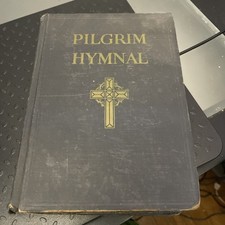 Pilgrim Hymnal 1935 The Pilgrim Press Boston Black Hardcover Church Book