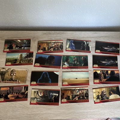 Topps Star Wars Episode I Phantom Menace 15-Card Lot 1999 Sticker C-3PO
