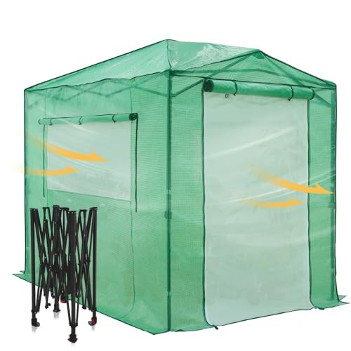 EAGLE PEAK 8x6 Portable Walk-in Greenhouse
