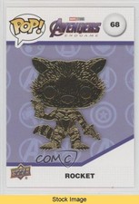 2023 Upper Deck Funko Pop Marvel Infinity Saga Gold Rocket Raccoon #68 READ f7r