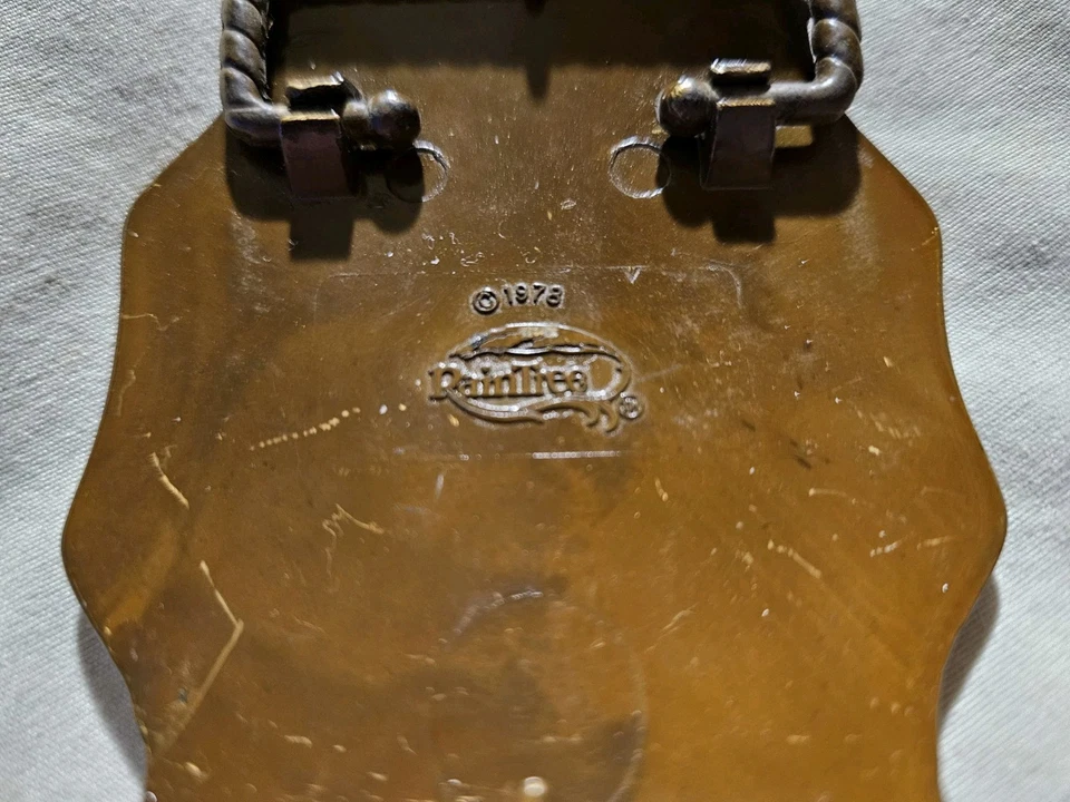 Hebilla de cinturón de latón Charlotte Hornets 1978 Foto 3 de 4