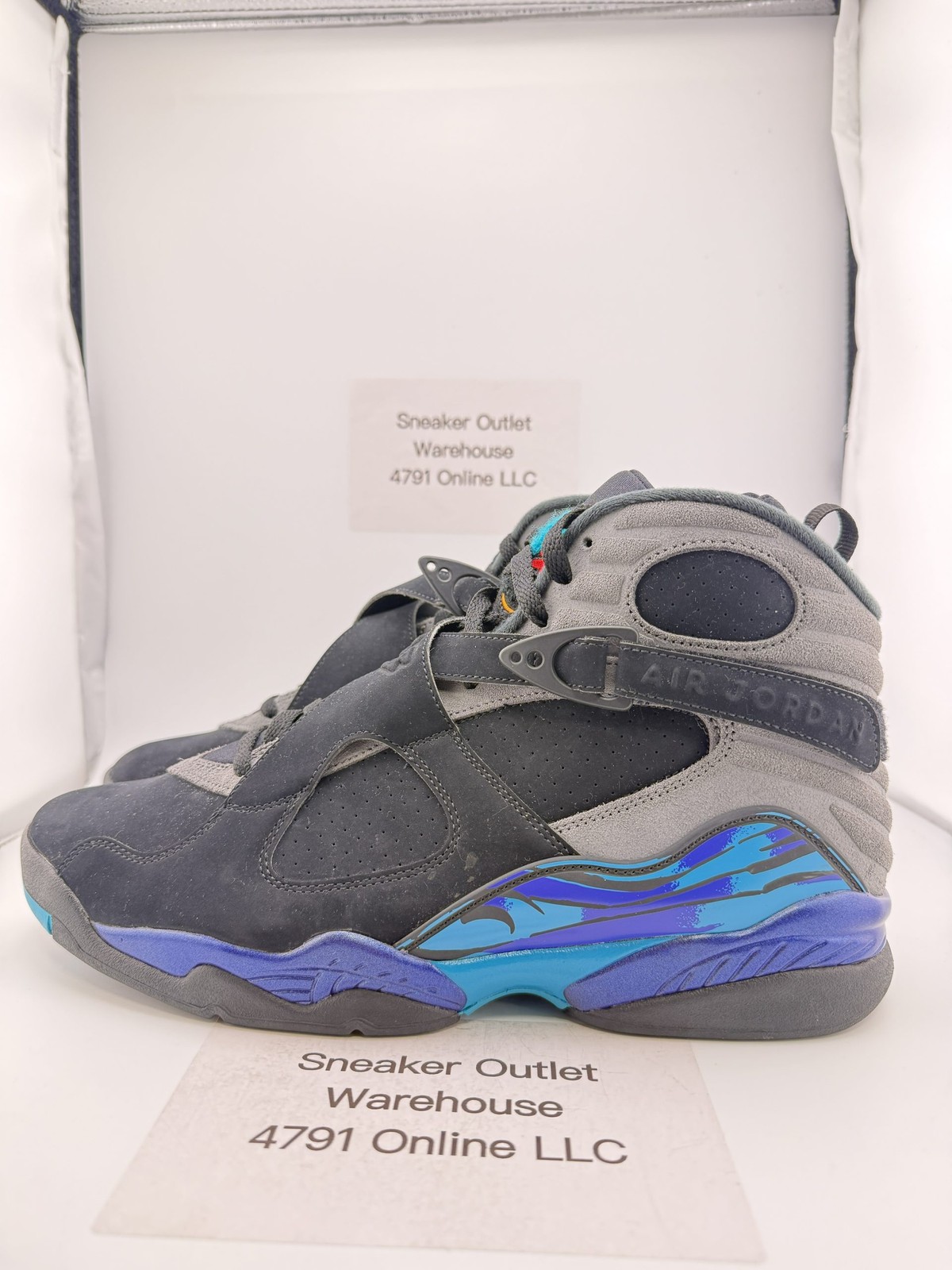 Air Jordan 8 Aqua Retro Size 12 Used OG Box 305381-006