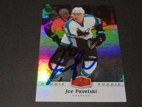 Joe Pavelski Signed Flair Showcase Card #326 RC SJ Sharks Autographed JSA COA - Picture 2 of 6