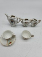 1970's VTG Child's Tea Set REPLACEMENT PIECE LOT Tea Pot  Sugar Bowl Rose Japan