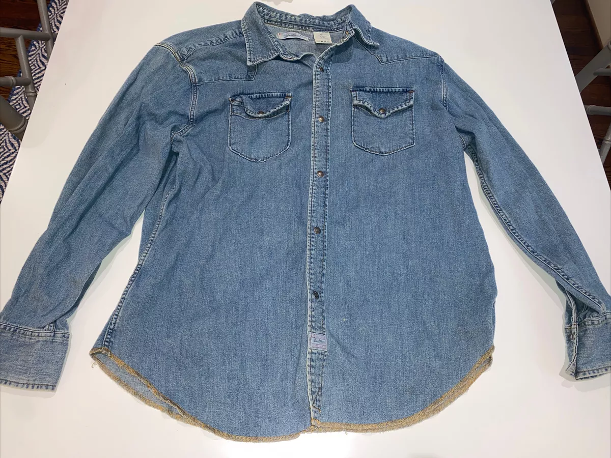 LEVI STRAUSS Signature Patent May 20 1873 Denim Button Down Shirt