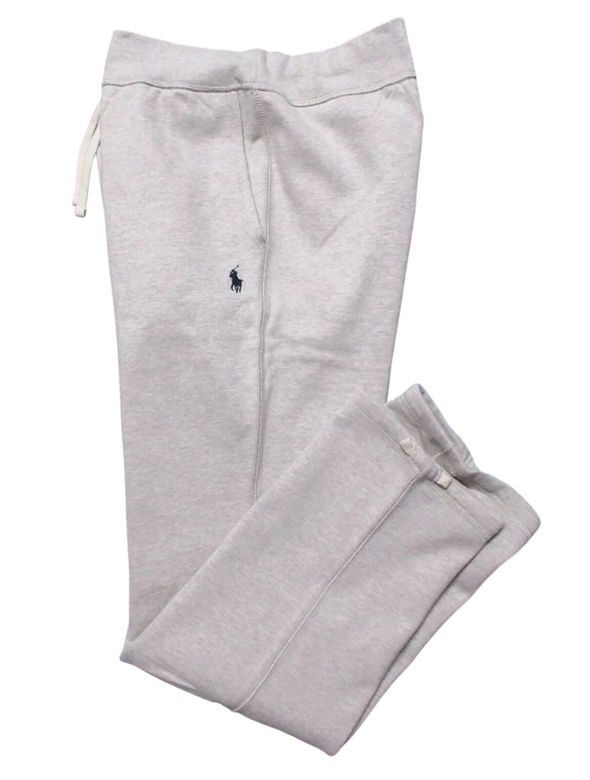 PONY Polo uomo Ralph Lauren orlo stringato grigio cotone pile pantaloni felpati XXL