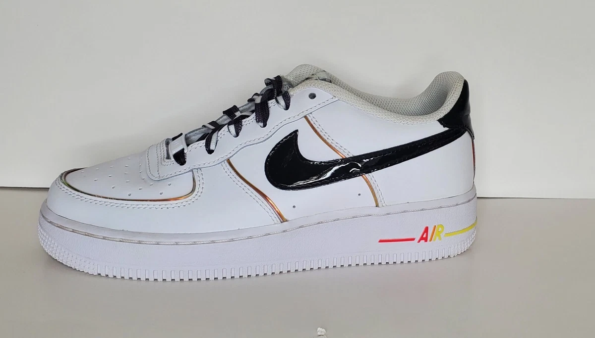 Nike Sir Force 1 Low (gs) Fresh White Black Bright Crimson DJ5528-100