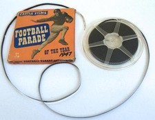 Vintage CASTLE FILMS 8mm Movie FOOTBALL PARADE OF THE YEAR 1947 Heisman Pose 342