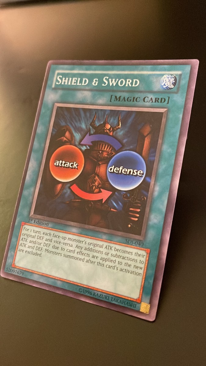 sword and shield card yugioh Amazon.com: YU-GI-OH! - Shield & Sword (BP02-EN130) - Battle Pack 2: War of  The Giants - 1st Edition main image 0