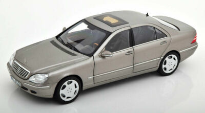 NOREV 2005 Mercedes Benz S 600 V220 Light Grey 1:18 (RARE DEALER