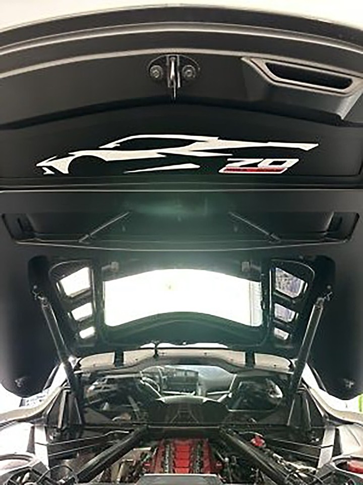 2023 Corvette C8 70th Silhouette Z51 Z06 Rear Hatch Decal Sticker ...